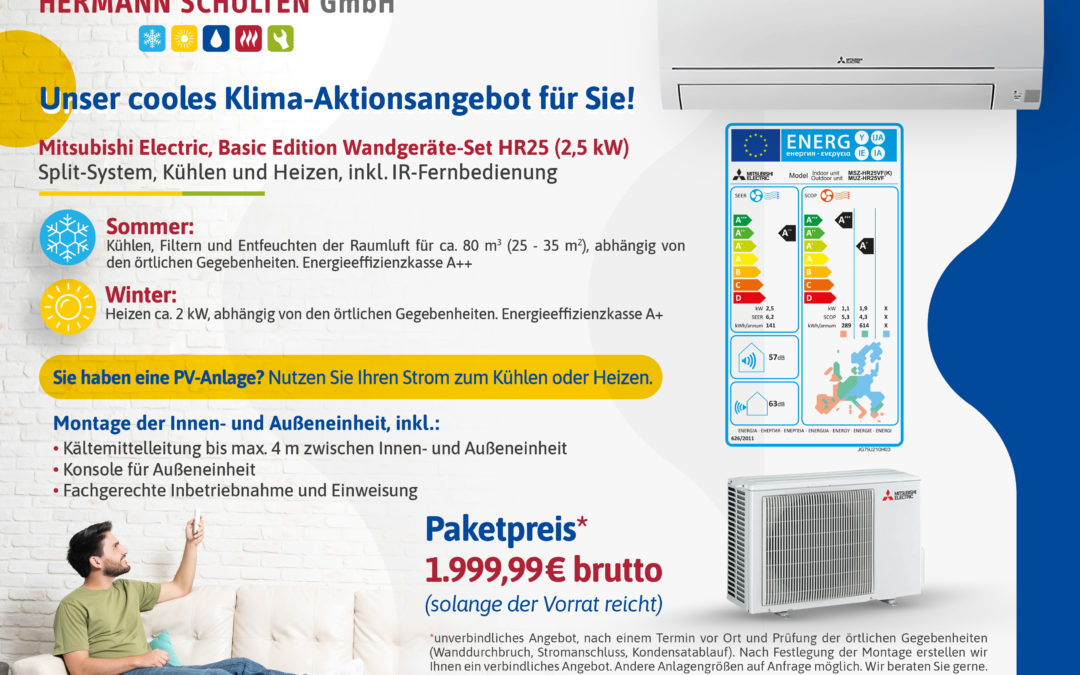 Hermann Schulten GmbH: Klima-Aktionsangebot