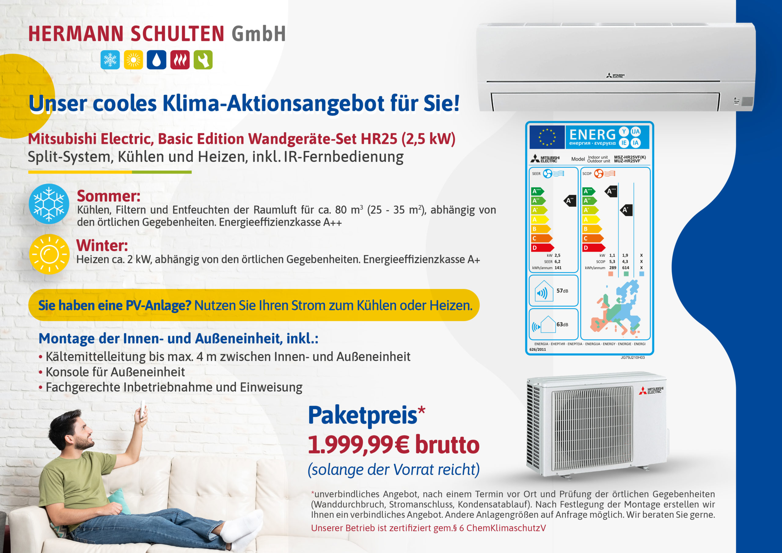 Hermann Schulten GmbH: Klima-Aktionsangebot